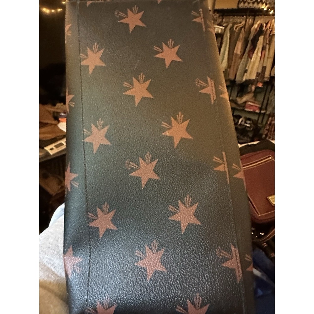 COACH LARGE CITY TOTE STAR CANYON PRINT COATED CANVAS BLACK W/STARS Ltd Edition - Picture 7 of 13